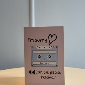 Sorry Card